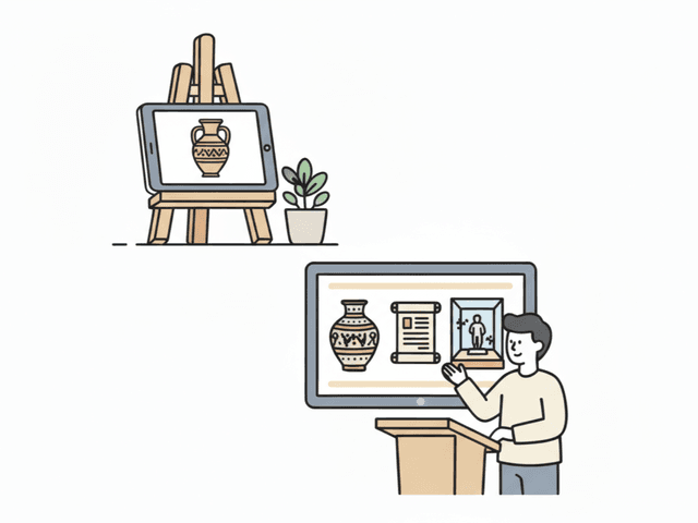 小規模な展示やお知らせにも